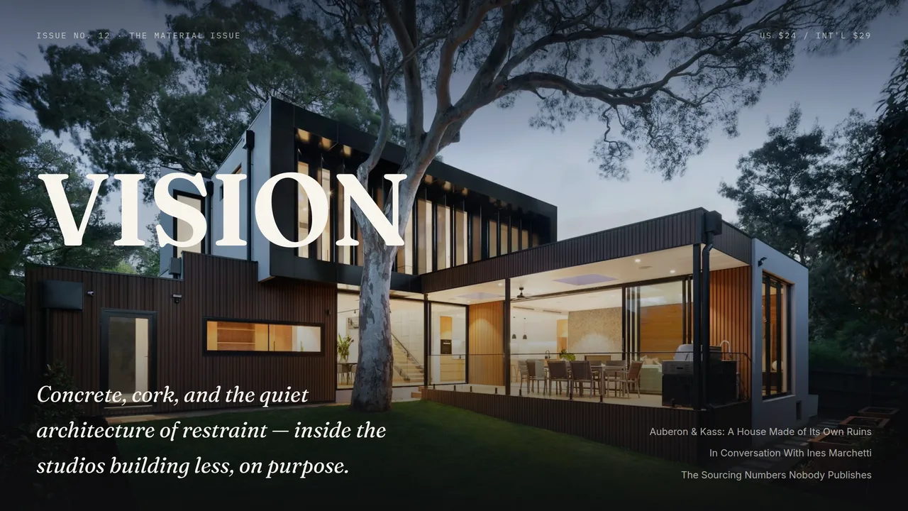 VISION — Architecture & Design Magazine (14 Pages) — Ebook, Storytelling & Magazine template preview